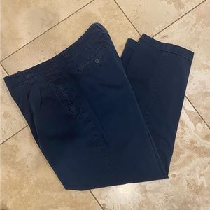 INC navy khakis